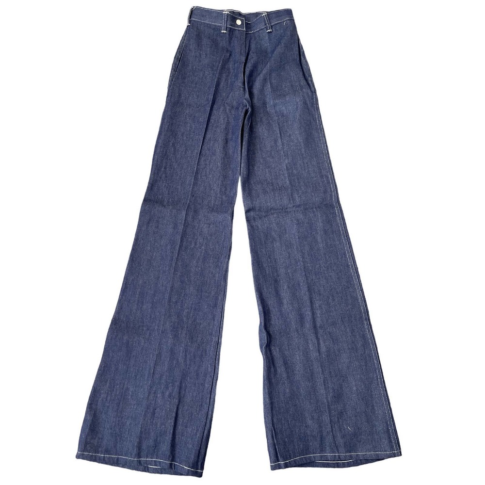 Vintage 70s 80s Womens Bronson Denim Bellbottom Jeans Pants VTG